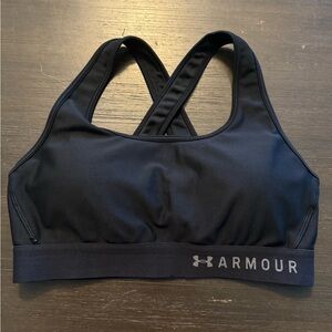 Black Under Armour Sports Bra